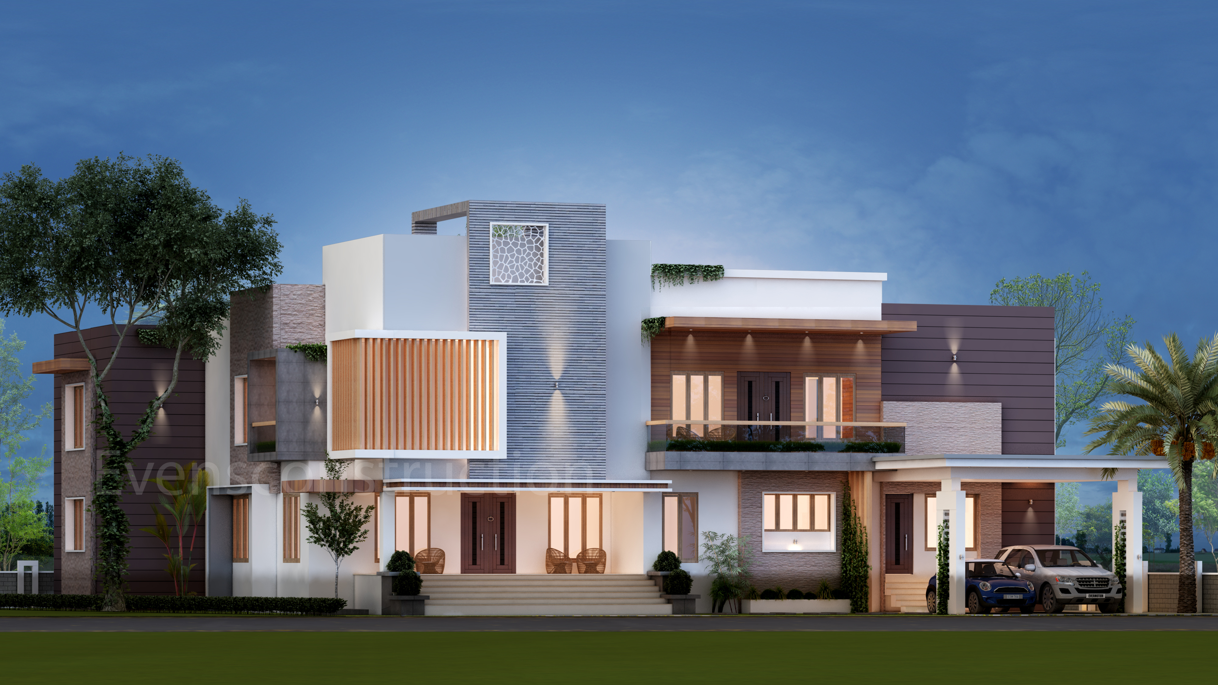 Evens Construction 3D House plan designs